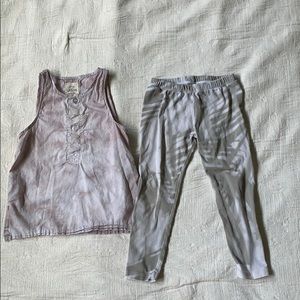 Little Urban Apparel tank top and leggings.